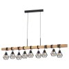 EGLO TOWNSHEND Lampa Wisząca brązowy, czarny, 9-punktowe
