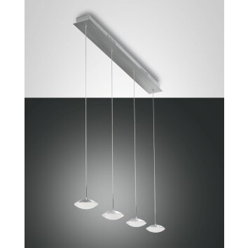 Fabas Luce Hale Lampa Wisząca LED Aluminium, 4-punktowe