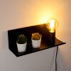 Reftele Lampa ścienna Czarny, 1-punktowy