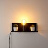 Reftele Lampa ścienna Czarny, 1-punktowy
