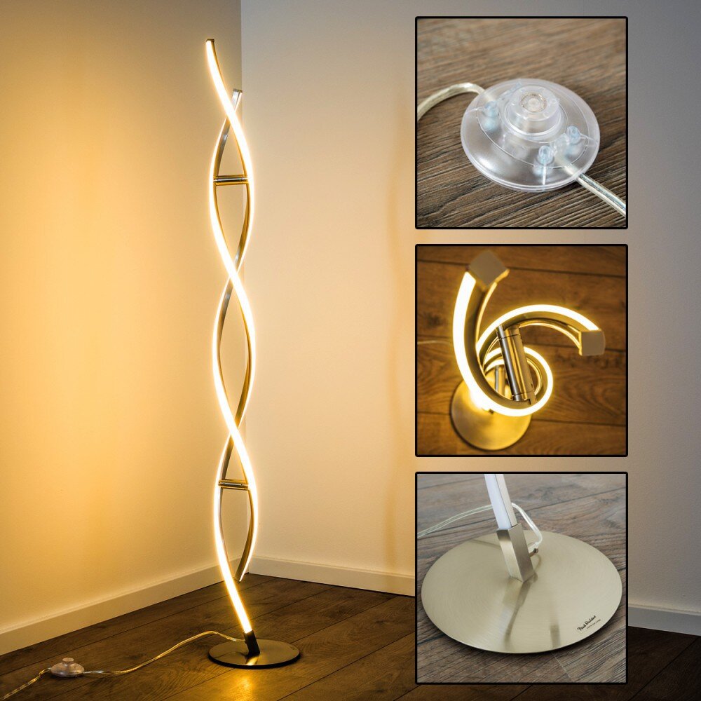 Paul Neuhaus POLINA lampa stojąca LED Stal nierdzewna, 2-punktowe main product photo
