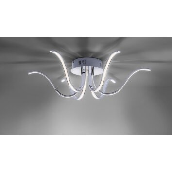 Leuchten-Direkt VALERIE Lampa Sufitowa LED Chrom, 6-punktowe
