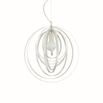 Ideal Lux DISCO Lampa Wisząca Biały, 1-punktowy