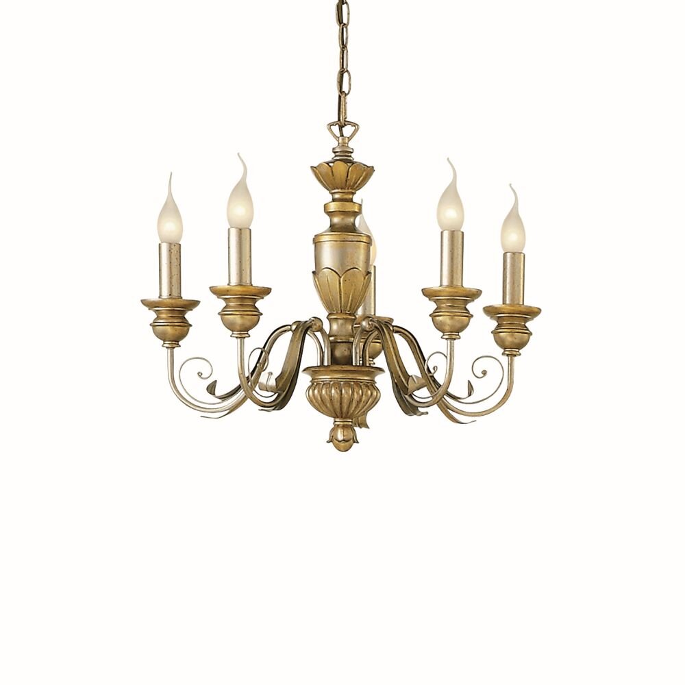 Ideal Lux DORA Żyrandol Złoty, 5-punktowe main product photo