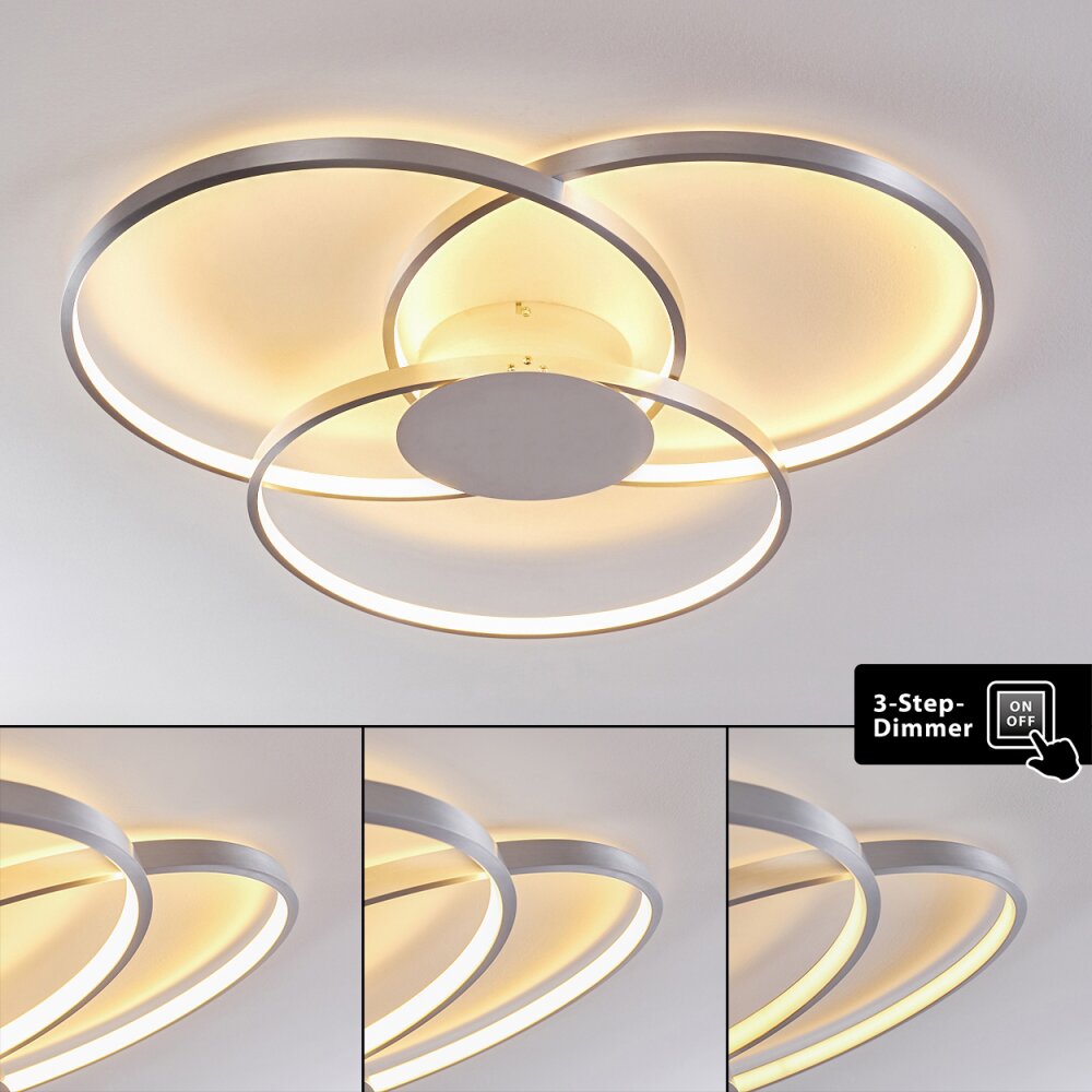 Skanes Lampa Sufitowa LED Nikiel matowy, 1-punktowy main product photo