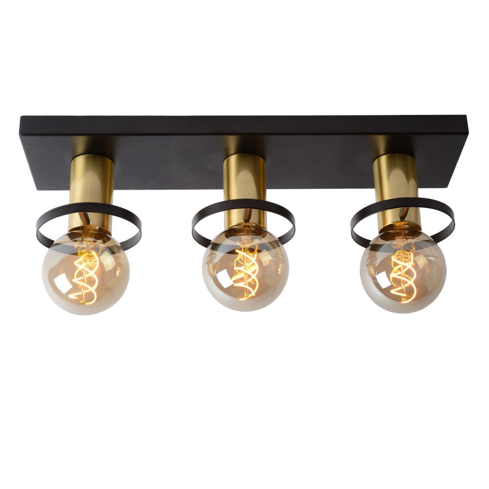 Lampa Sufitowa Lucide ANAKA Czarny, 3-punktowe main product photo