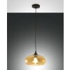 Fabas Luce Ela Lampa Wisząca Czarny, 1-punktowy