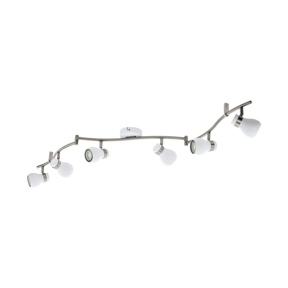 Eglo ARBOLEDAS Lampa Sufitowa Nikiel matowy, Biały, 6-punktowe main product photo