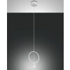 Fabas Luce Sirio Lampa Wisząca LED Biały, 1-punktowy