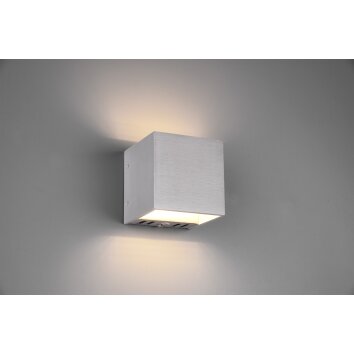 Trio Figo Lampa ścienna LED Aluminium, 1-punktowy, Zdalne sterowanie, Zmieniacz kolorów