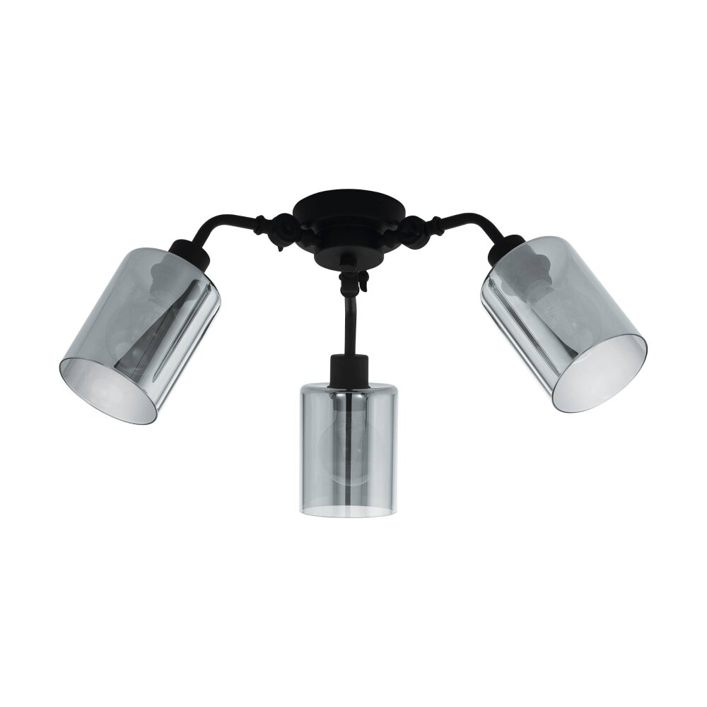 Eglo FORESTBURG Lampa Sufitowa Czarny, 3-punktowe main product photo