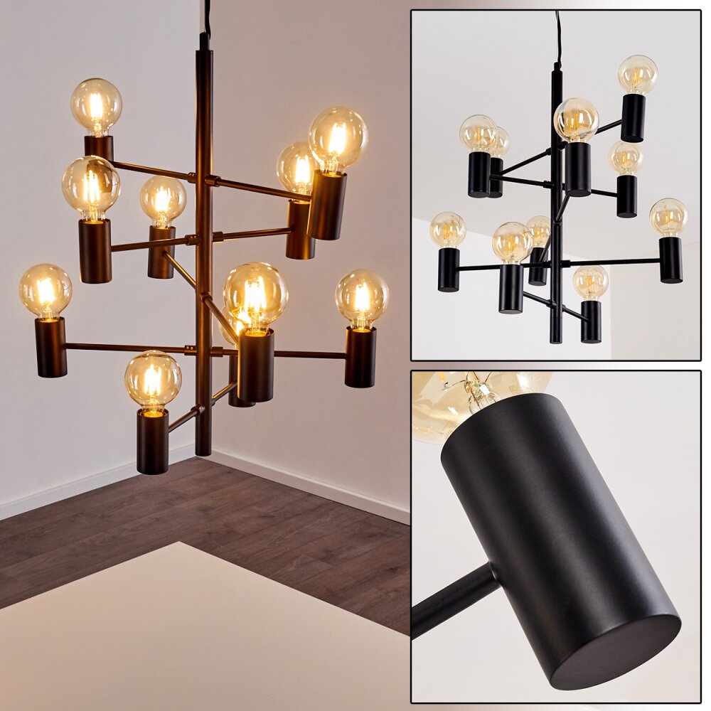 Pamunkey Lampa Wisząca Czarny, 10-punktowe main product photo