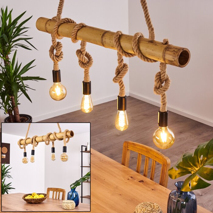 Asmara Lampa Wisząca brązowy, 4-punktowe