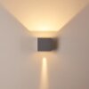 Zewnętrzny kinkiet Fauderup LED Szary, 2-punktowe