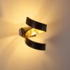 Rezat Lampa ścienna LED Czarno-złoty, 1-punktowy