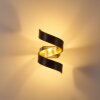 Rezat Lampa ścienna LED Czarno-złoty, 1-punktowy