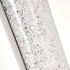 Flaut Lampa stołowa LED Chrom, 1-punktowy, Zdalne sterowanie, Zmieniacz kolorów