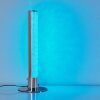 Flaut Lampa stołowa LED Chrom, 1-punktowy, Zdalne sterowanie, Zmieniacz kolorów
