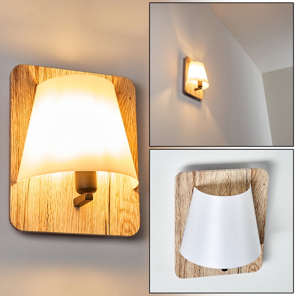 Huddinge Lampa ścienna Jasne drewno, 1-punktowy main product photo