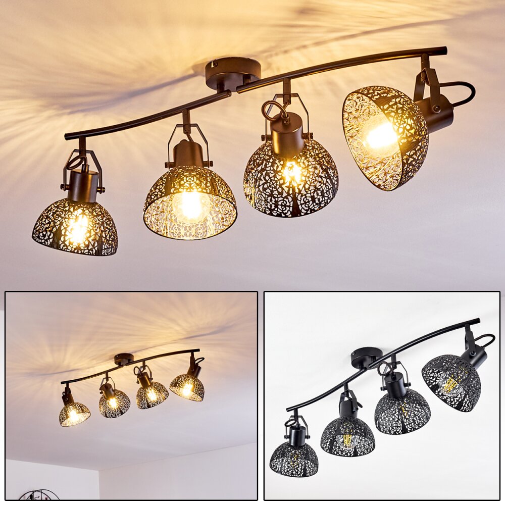 Tangier Lampa Sufitowa Czarny, 4-punktowe main product photo