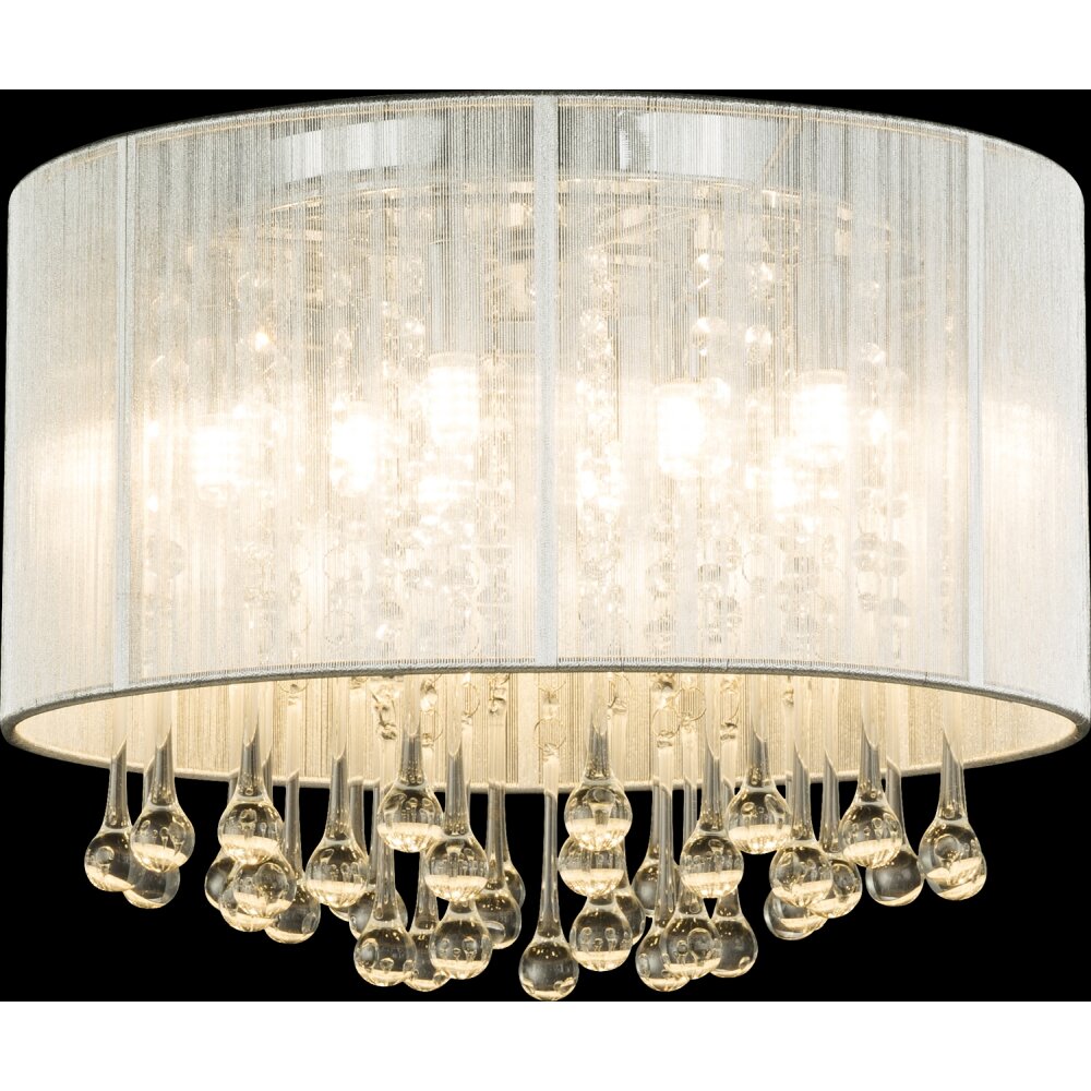 Globo Sierra Lampa Sufitowa LED Chrom, 8-punktowe main product photo