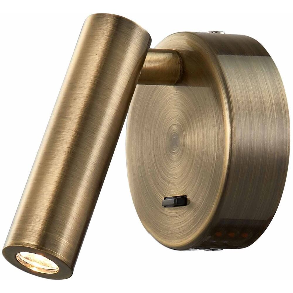 Mantra PREA Lampa ścienna LED Brązowy, 1-punktowy main product photo