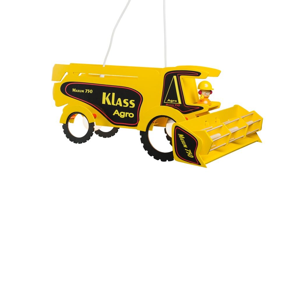 Elobra MÄHDRESCHER Lampa Wisząca Żółty, 2-punktowe main product photo