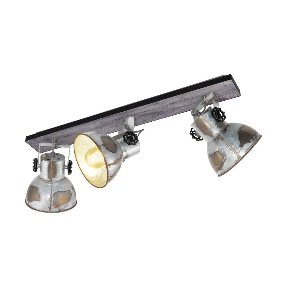 Eglo BARNSTAPLE Lampa Sufitowa Brązowy, Czarny, 3-punktowe main product photo