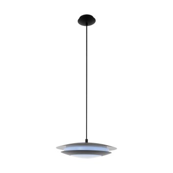 Eglo MONEVA-C Lampa Wisząca LED Czarny, 1-punktowy, Zmieniacz kolorów