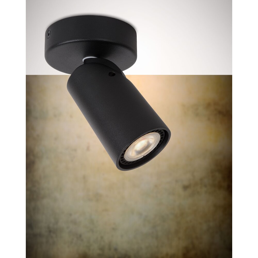 lampy sufitowe listwy Lucide XYRUS LED Czarny, 1-punktowy main product photo