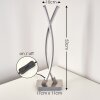 Horpmaal Lampa stołowa LED Nikiel matowy, 2-punktowe