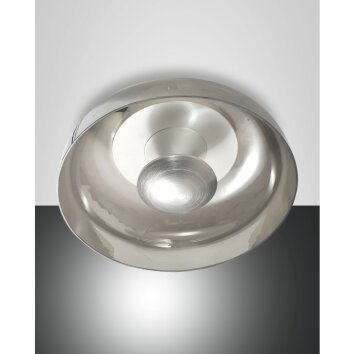 Fabas Luce Vintage Lampa Sufitowa LED Aluminium, Biały, 1-punktowy