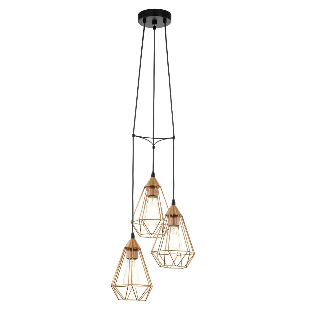 Eglo TARBES lampa wisząca Czarny, 3-punktowe main product photo