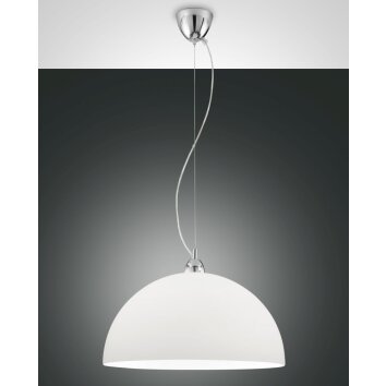 Fabas Luce Nice Lampa Wisząca Chrom, 1-punktowy Fabas Luce Nice Lampa Wisząca Chrom, 1-punktowy