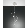 Fabas Luce Sirio Lampa Wisząca LED Biały, 3-punktowe