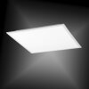 Leuchten Direkt Ls-FLAT Lampa Sufitowa LED Biały, 1-punktowy, Zdalne sterowanie, Zmieniacz kolorów