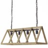 Brilliant Matrix Wood Lampa Wisząca Jasne drewno, 4-punktowe