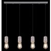 Globo FLECKI Lampa Wisząca Szary, 4-punktowe