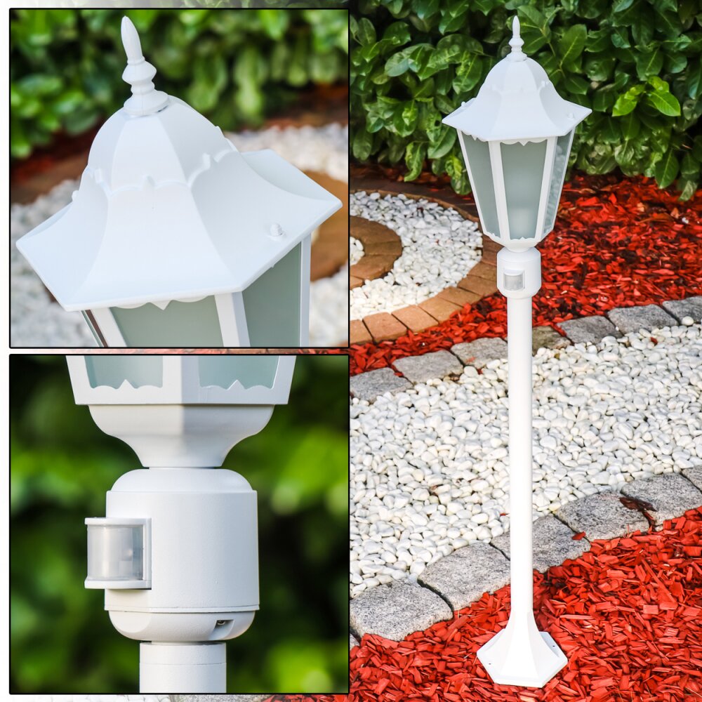 Hongkong Frost Zewnętrzna Lampa Stojąca Biały, 1-punktowy, Czujnik ruchu main product photo