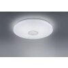 Leuchten Direkt JONAS Lampa Sufitowa LED Biały, 1-punktowy, Zdalne sterowanie
