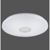 Leuchten Direkt JONAS Lampa Sufitowa LED Biały, 1-punktowy, Zdalne sterowanie