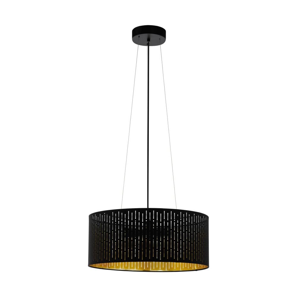 EGLO VARILLAS Lampa Wisząca Czarny, 3-punktowe main product photo