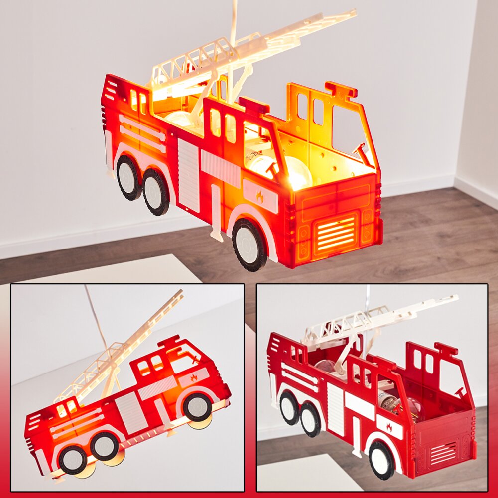Praya Lampa Wisząca Czerwony, 2-punktowe main product photo