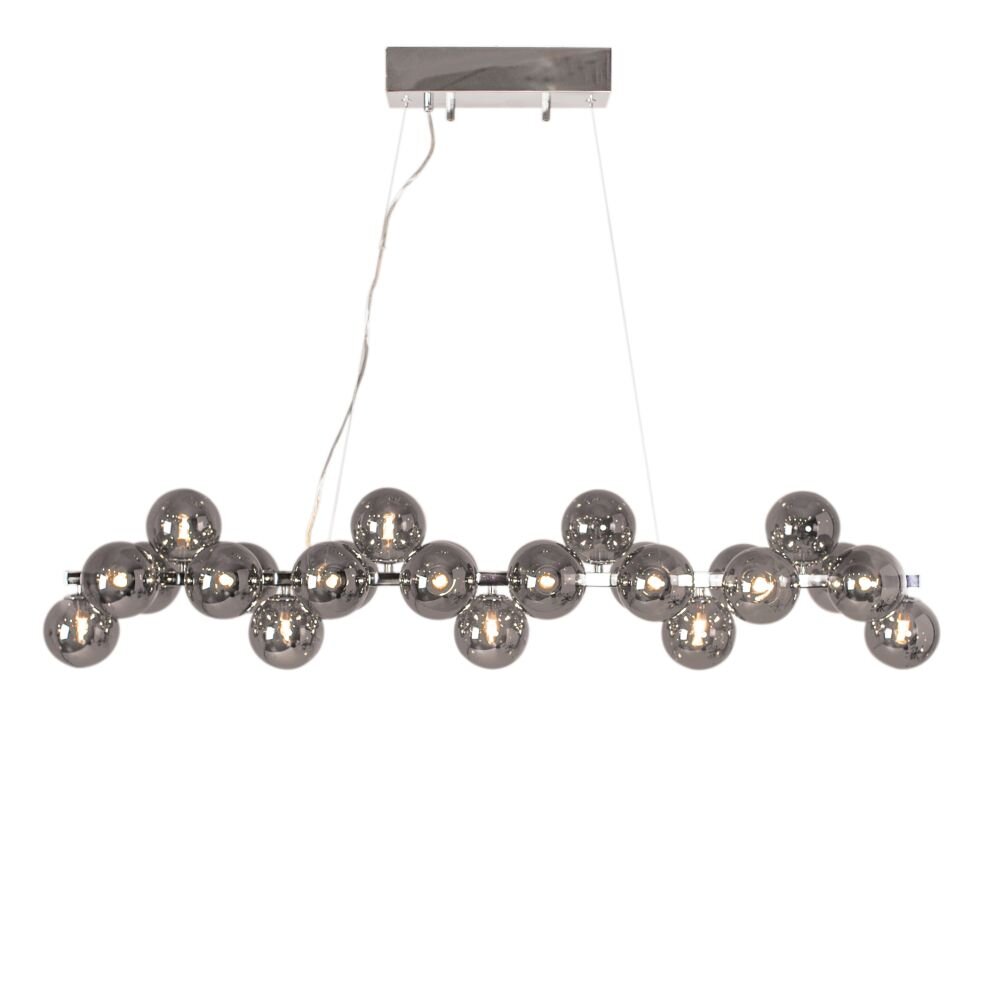 Lampa Wisząca By Rydens Splendor Chrom, Szary, 25-punktowe main product photo