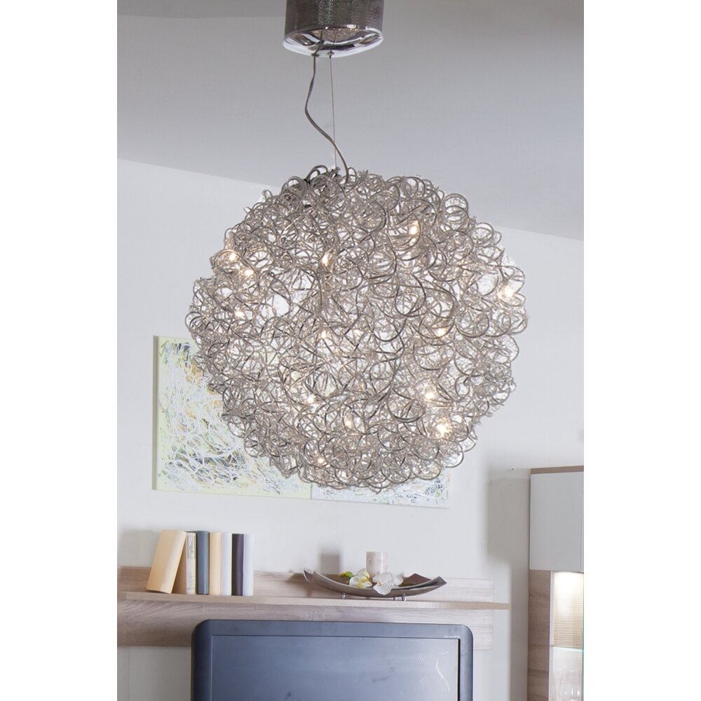 Holländer DIRIGIBILE Lampa Wisząca Srebrny, 20-punktowe main product photo