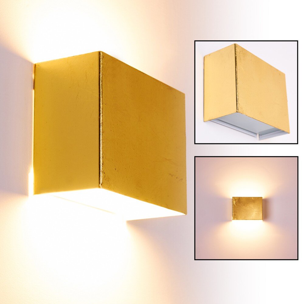 Dorata Lampa ścienna Złoty, 1-punktowy main product photo
