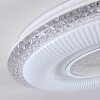Avoriaz Lampa Sufitowa LED Biały, 2-punktowe, Zdalne sterowanie, Zmieniacz kolorów