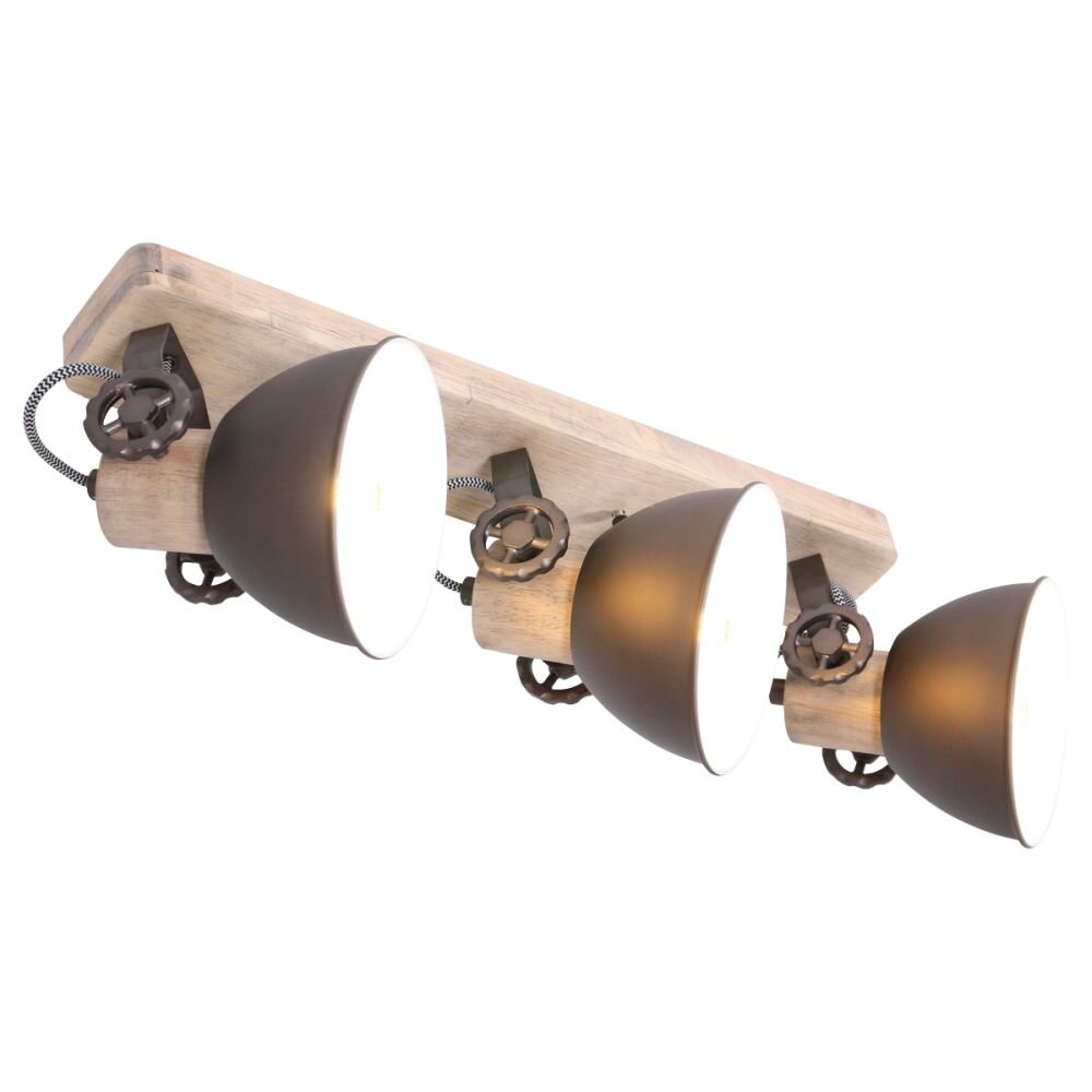 Steinhauer Gearwood Lampa Sufitowa Antracytowy, 3-punktowe main product photo