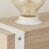 Brilliant White Wood Lampa ścienna Szary, Jasne drewno, 1-punktowy
