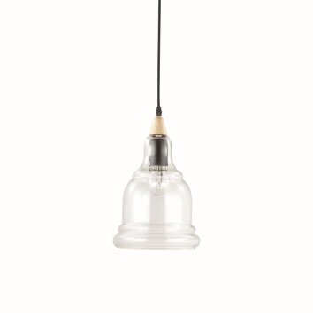 Ideal Lux GRETEL Lampa Wisząca Brązowy, Czarny, 1-punktowy